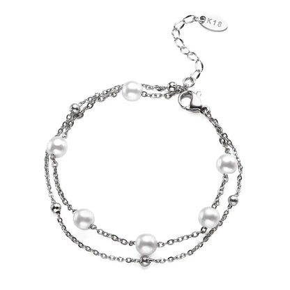 Adjustable Creative Silver Bracelet for Women - Catch Cards
