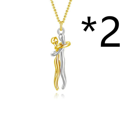 Affectionate Hug Pendant Necklace - Catch Cards