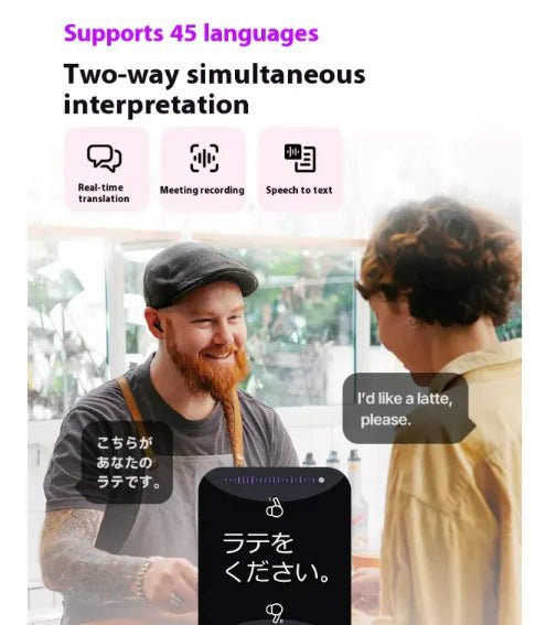 AI Bluetooth Earphones - Catch Cards