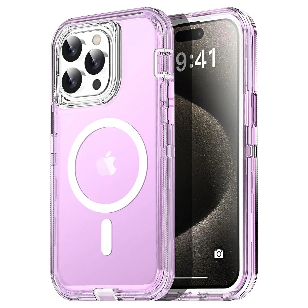 AICase Crystal Clear iPhone 14 Magnetic Case Compatible with MagSafe[Not Yellowing] Transparent Slim Shockproof Protective Phone Case 6.1 inch 2022 - Catch Cards