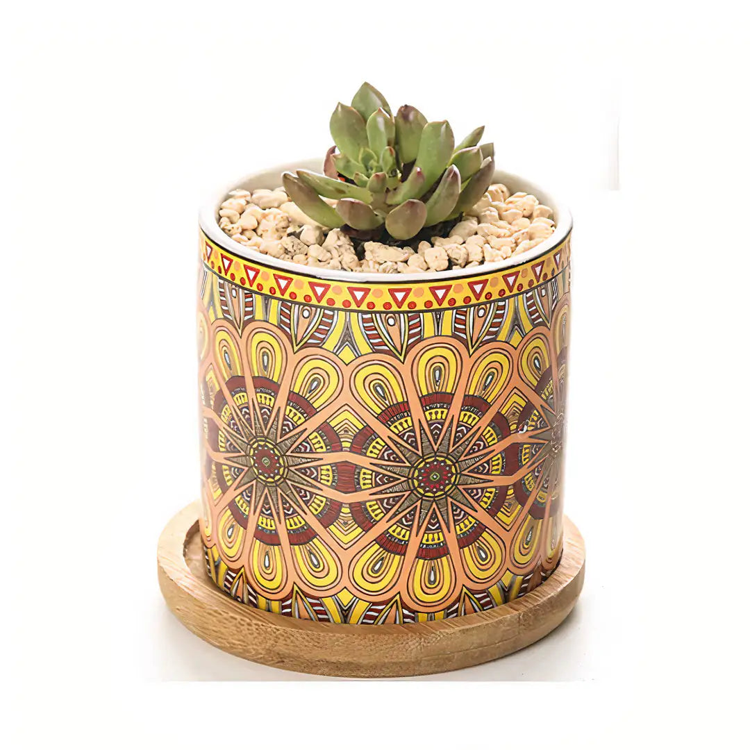 Mandala Planter Set of 4 WEM Support (www.WEM.support)