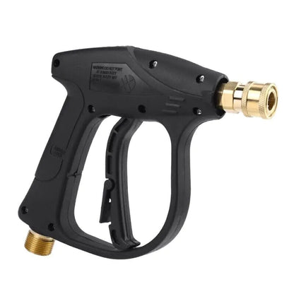 1/4" High Pressure Washer Gun 4000 PSI Car Wash Foam Spray Short Wand w/ Nozzle WEM Support (www.WEM.support)