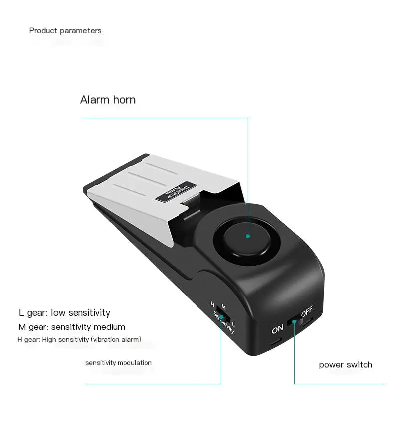 Alarme Portátil de Bloqueio de Porta - Catch Cards