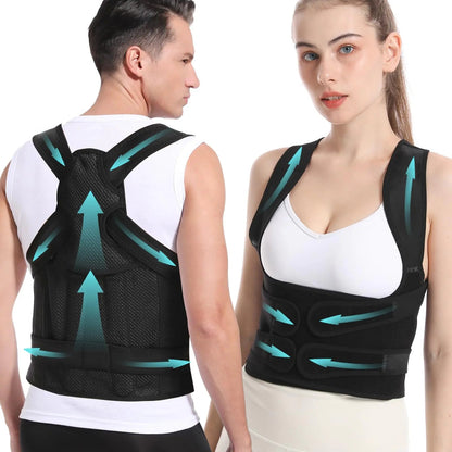 AlignFlex Adjustable Back Support Brace - Catch Cards