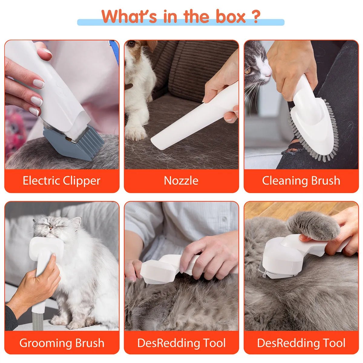 All - In - One Multi - Function Pet Hair Vacuum - Catch Cards