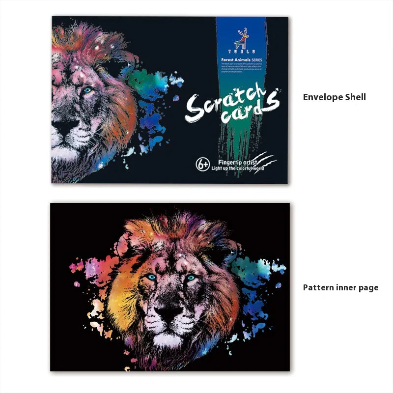 Colorful Urban Scratching Art Kit WEM Support (www.WEM.support)