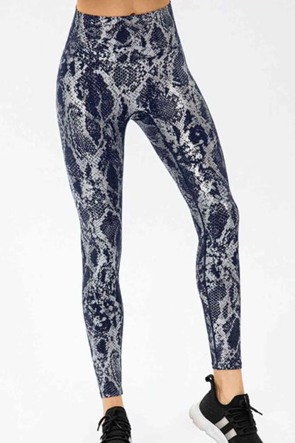Animal Print Active Pants - Catch Cards