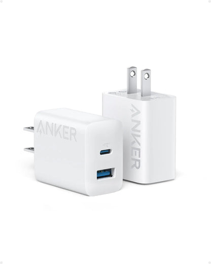 Anker iPhone 16 Charger, USB C Charger, 2 - Pack 20W Dual Port USB Fast Wall Charger, USB C Charger Block for iPhone 16/16 Pro/16 Pro Max/15/14/13, Pad Pro/AirPods and More(Cable Not Included) - Catch Cards