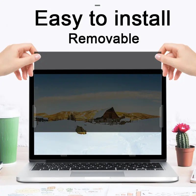 Anti - Spy Laptop Privacy Screen Protector - Catch Cards