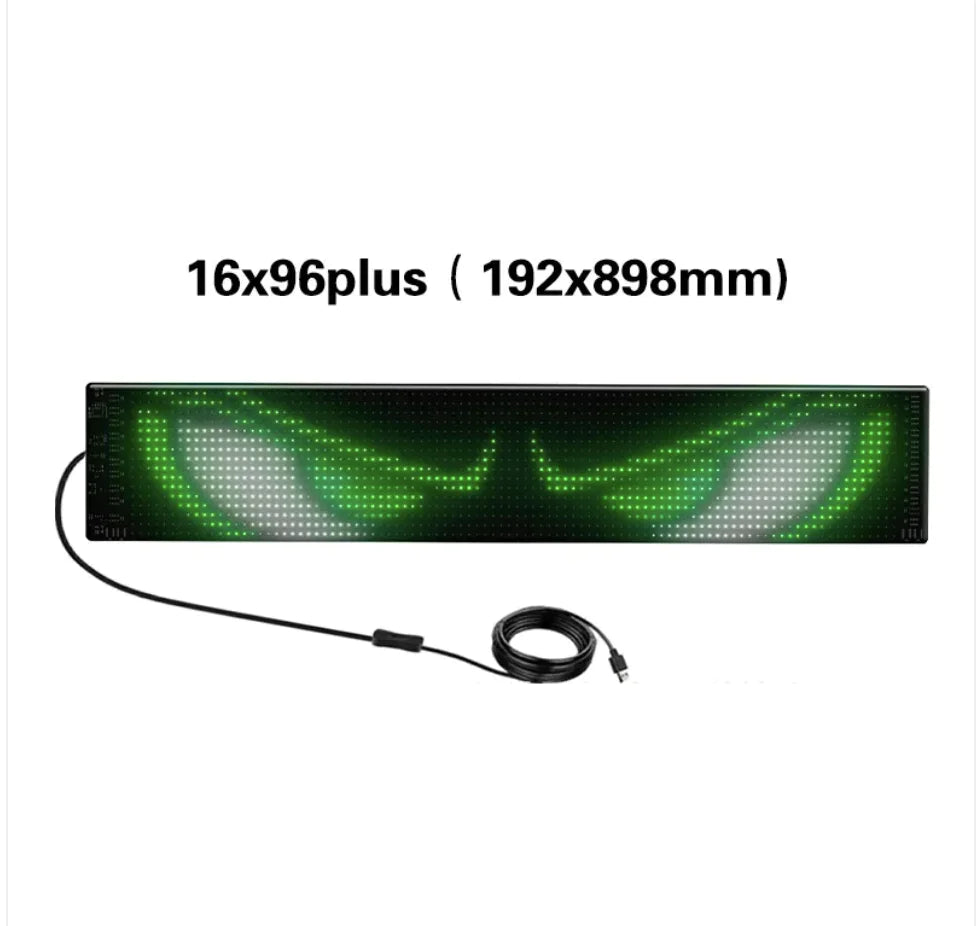 USB Car Bluetooth Smart Screen with Flexible Full Color Display WEM Support (www.WEM.support)