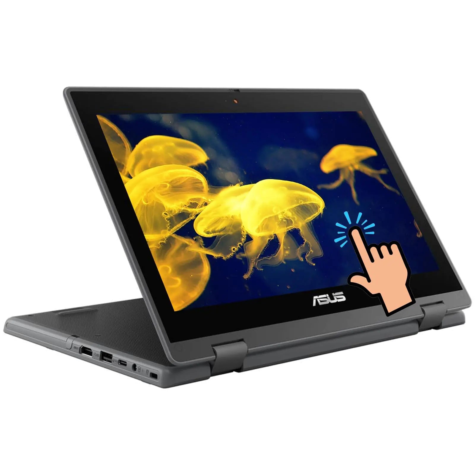 ASUS BR1100 Laptop 2in1 11.6in Touchscreen Laptop Celeron N6000 8GB RAM 128GB SSD HDMI Windows 10 Pro(Renewed) - Catch Cards