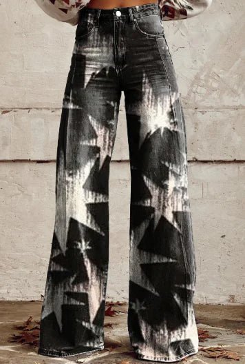 Aurelia Retro Flared Pants para Mujer - Catch Cards