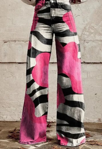 Aurelia Retro Flared Pants para Mujer - Catch Cards