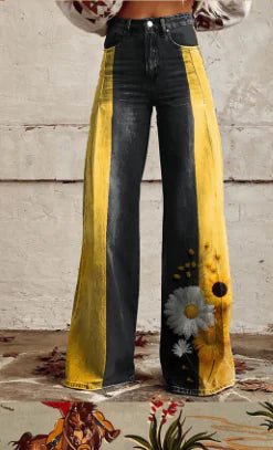 Aurelia Retro Flared Pants para Mujer - Catch Cards