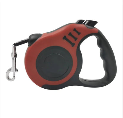 Automatic Retractable Dog Leash with Bone Print - Catch Cards
