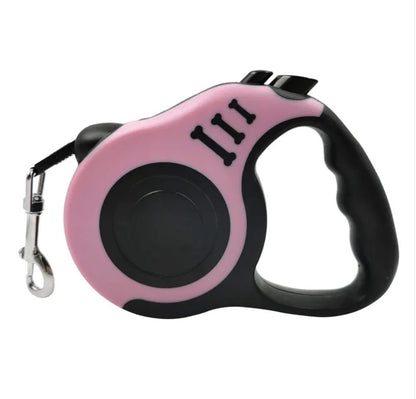 Automatic Retractable Dog Leash with Bone Print - Catch Cards