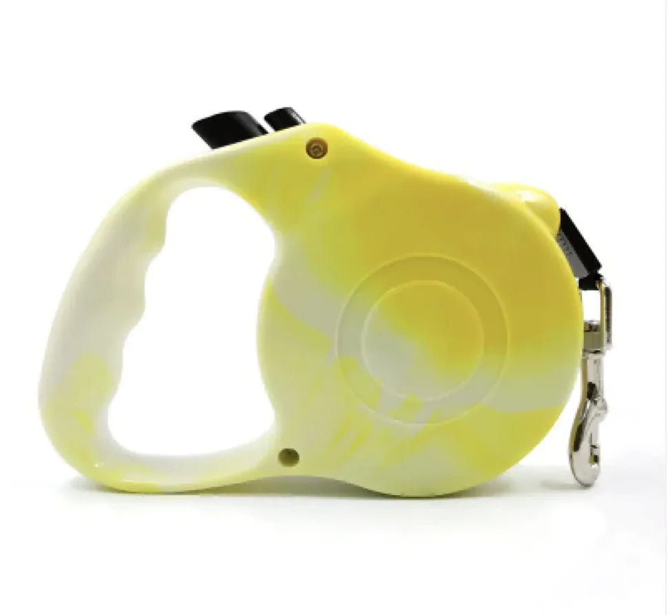 Automatic Retractable Dog Leash with Bone Print - Catch Cards