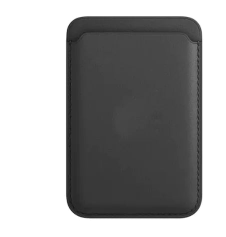 MagSafe Leather Card Case - Compatible with Apple, Magnetic Back Protective Case WEM Support (www.WEM.support)