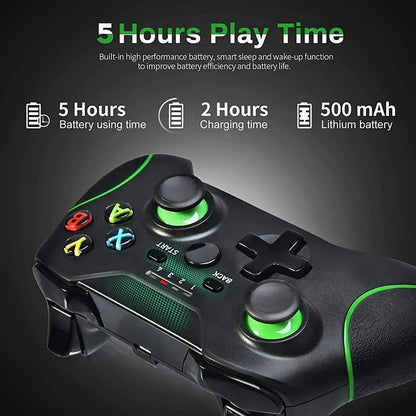 Wireless Controller For Microsoft Xbox One / S / X / E / Windows 7 8 10 PC 2.4G WEM Support (www.WEM.support)