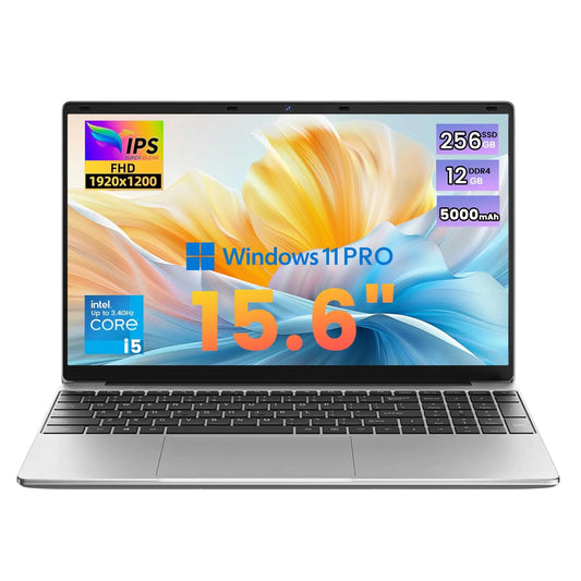 Azeyou Laptop Computer15.6" Laptop Alder Lake - N95 Quad Core CPU(Up to 3.4GHz) 12GB RAM 256GB SSD1080P FHD Laptop Windows 11 ProFull Function Type - C2.4G/5G WiFi BT5.0USB3.0 - Catch Cards