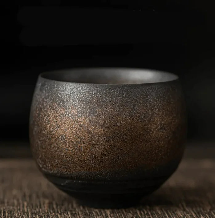 Fashion Japanese Handmade Coarse Pottery Tea Cup WEM Support (www.WEM.support)