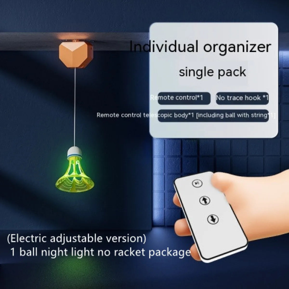 Badminton Racket Single Trainer with Automatic Rebound Swing WEM Support (www.WEM.support)