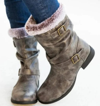 Warm Women's Snow Boots In Autumn And Winter WEM Support (www.WEM.support)