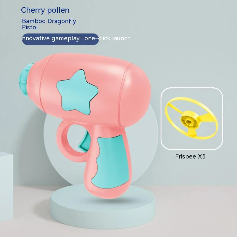 Training Launcher with Flying Discs WEM Support (www.WEM.support)