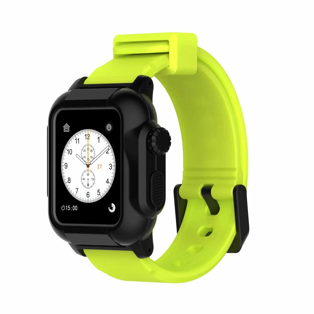 Waterproof Box Case Strap For Apple Watch WEM Support (www.WEM.support)