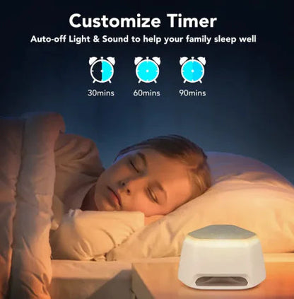 White Noise Sleeping Night Light WEM Support (www.WEM.support)