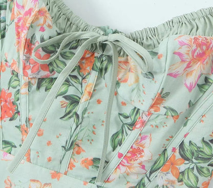 Vestido Feminino com Alças Florais HejK.com