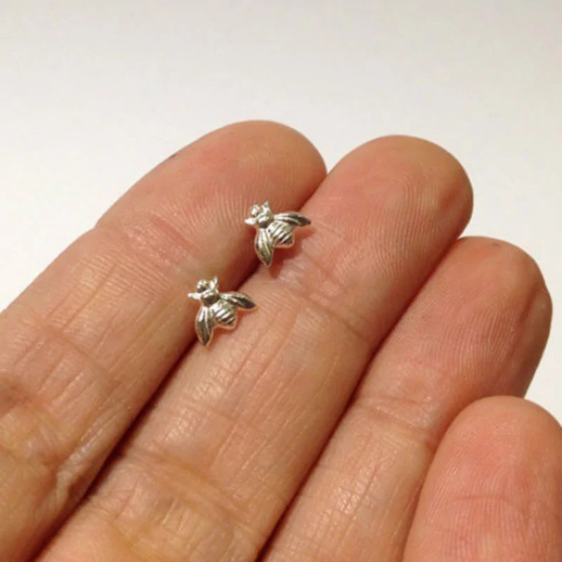 Minimal Bee Earrings WEM Support (www.WEM.support)