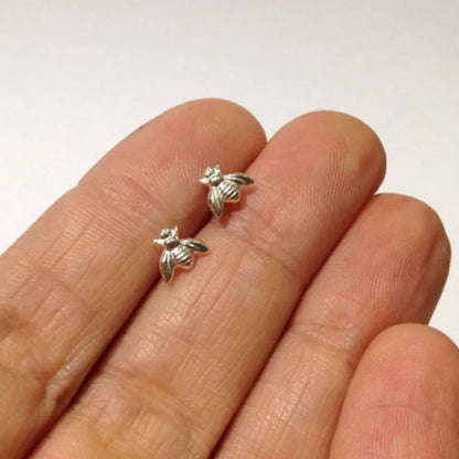 Minimal Bee Earrings WEM Support (www.WEM.support)