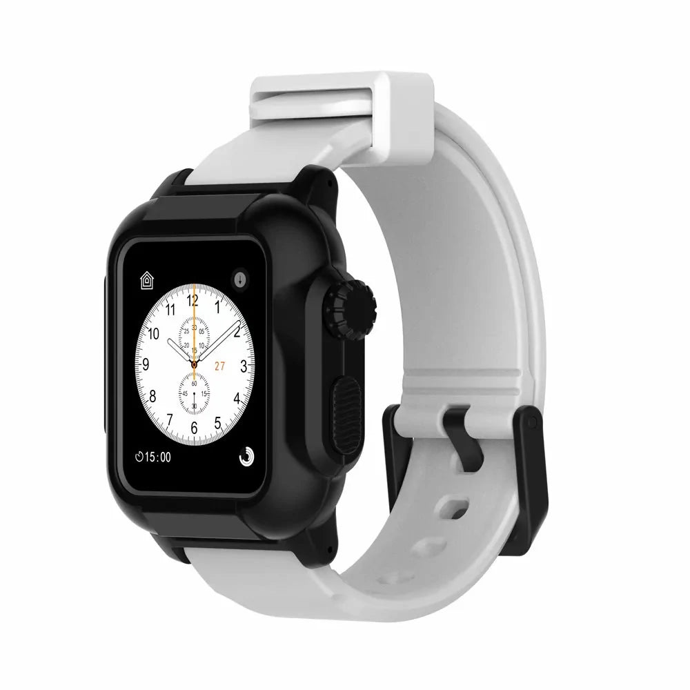 Waterproof Box Case Strap For Apple Watch WEM Support (www.WEM.support)