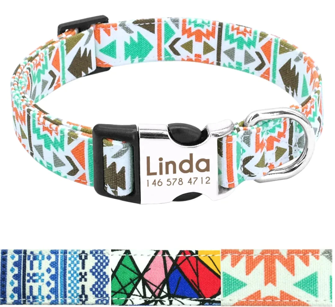 Custom Engraved Anti-Lost Dog Collar Tag