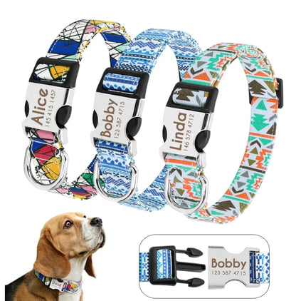 Custom Engraved Anti-Lost Dog Collar Tag