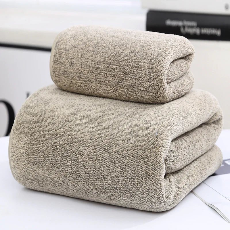 Bamboo Charcoal Coral Fleece Towel Duo - Catch Cards