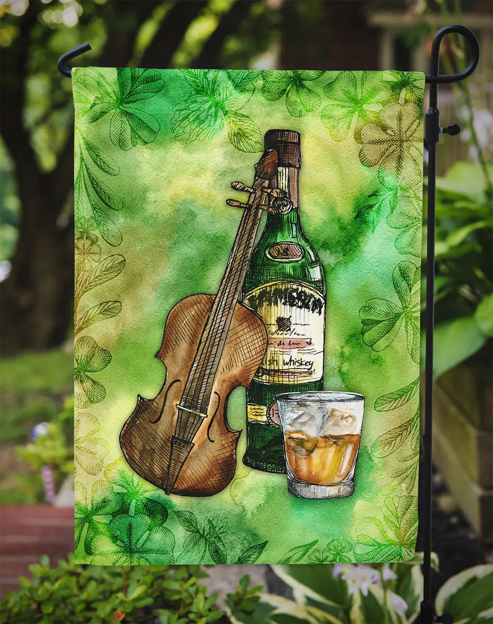 Bandeira de Jardim - Whiskey Irlandês e Música - Catch Cards