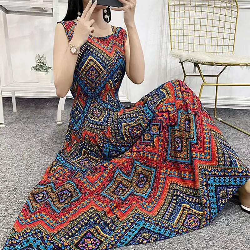 Batik Printed Cotton Dress and Skirt Combo - Catch Cards