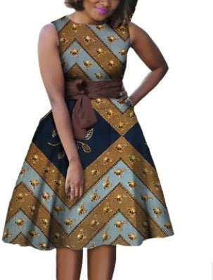 Batik Printed Cotton Dress and Skirt Combo - Catch Cards