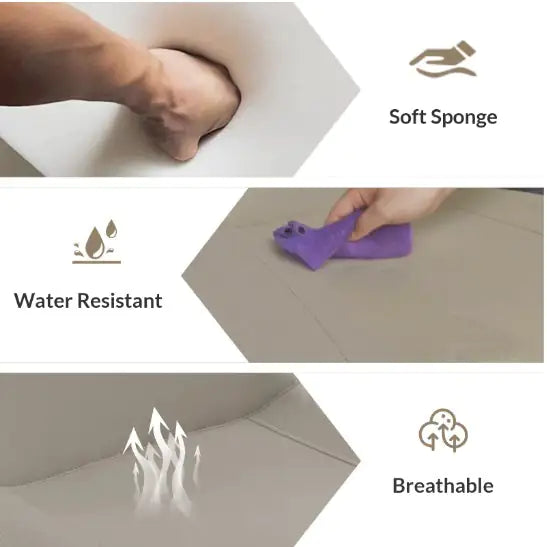 Tan PU Leather Dining Chair With Metal Legs, Modern Upholstered Chair Set Of 4 For Kitchen WEM Support (www.WEM.support)