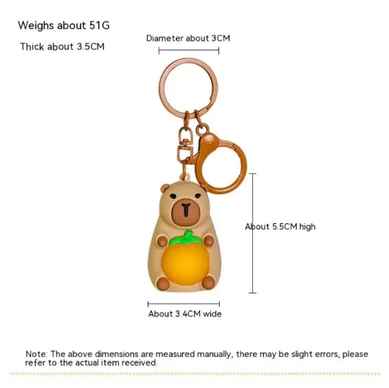 Capybara Keychain WEM Support (www.WEM.support)