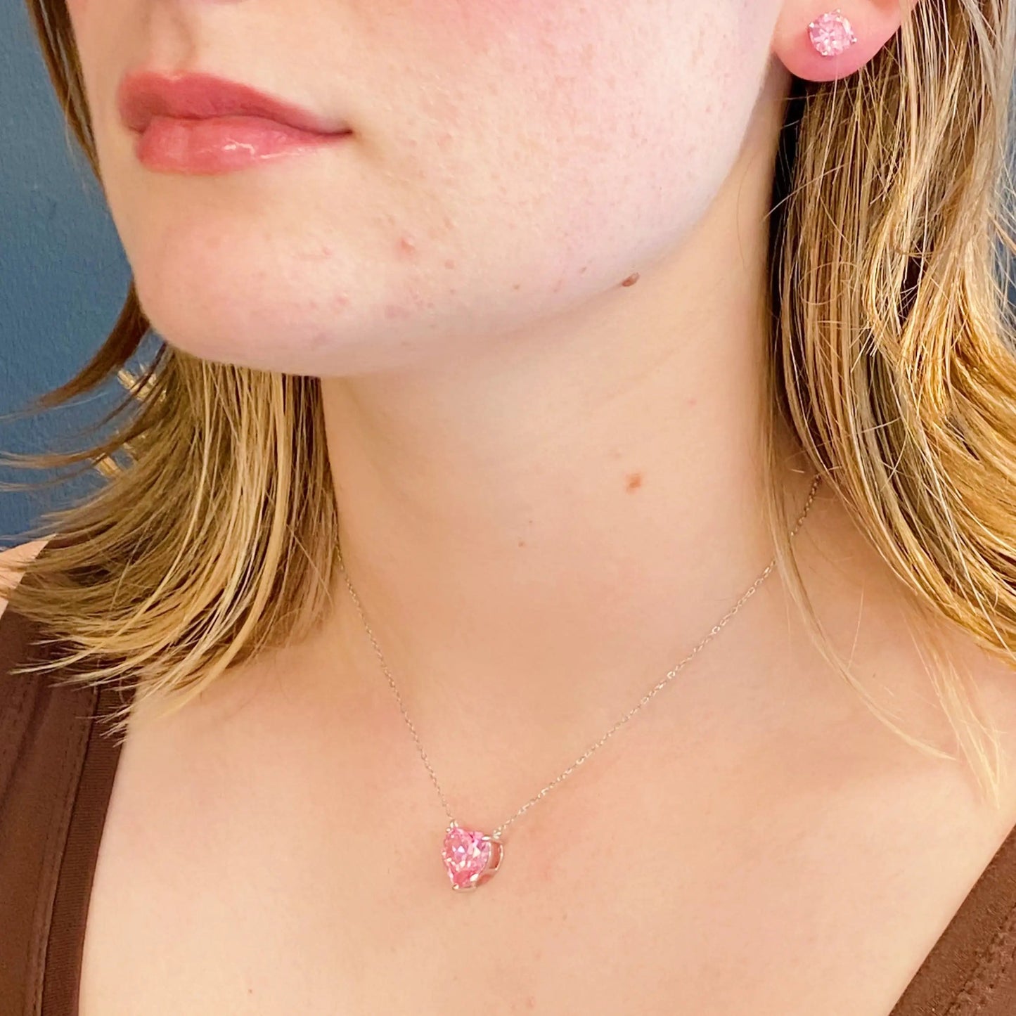 Absolute Beauty Sterling Silver Heart Necklace WEM Support (www.WEM.support)