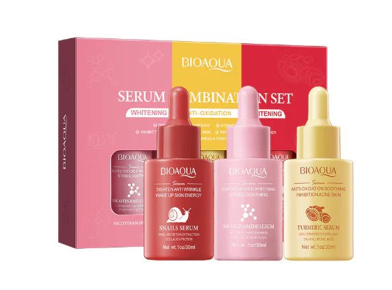 BIOAQUA A - Hyaluronic Acid Face Serum - Advanced Skin Care Set (3pcs) - Catch Cards