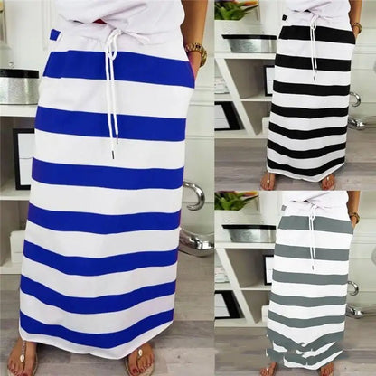 Blue Padded Knitted Hipster Skirt for Street Style - Catch Cards