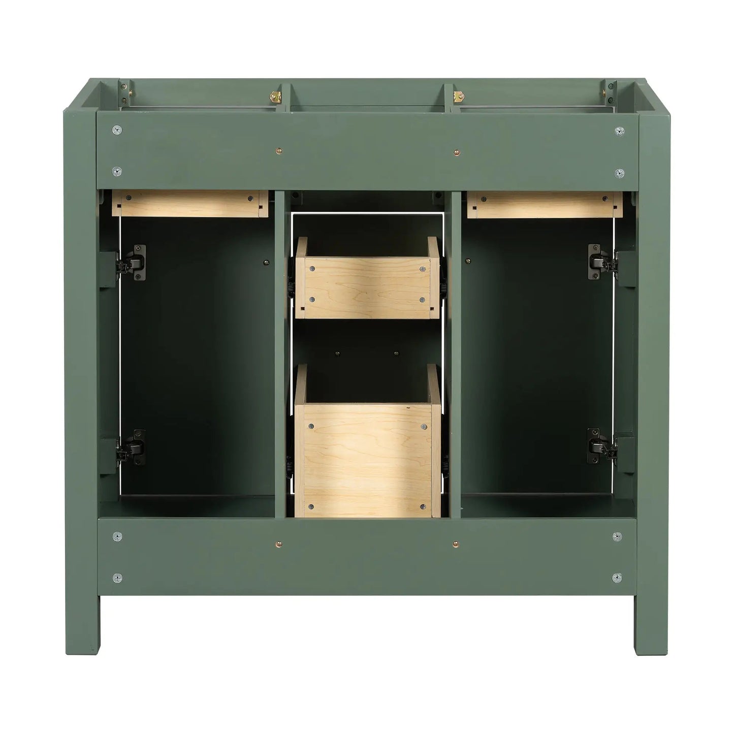 Solid Wood Bathroom Storage Cupboards WEM Support (www.WEM.support)