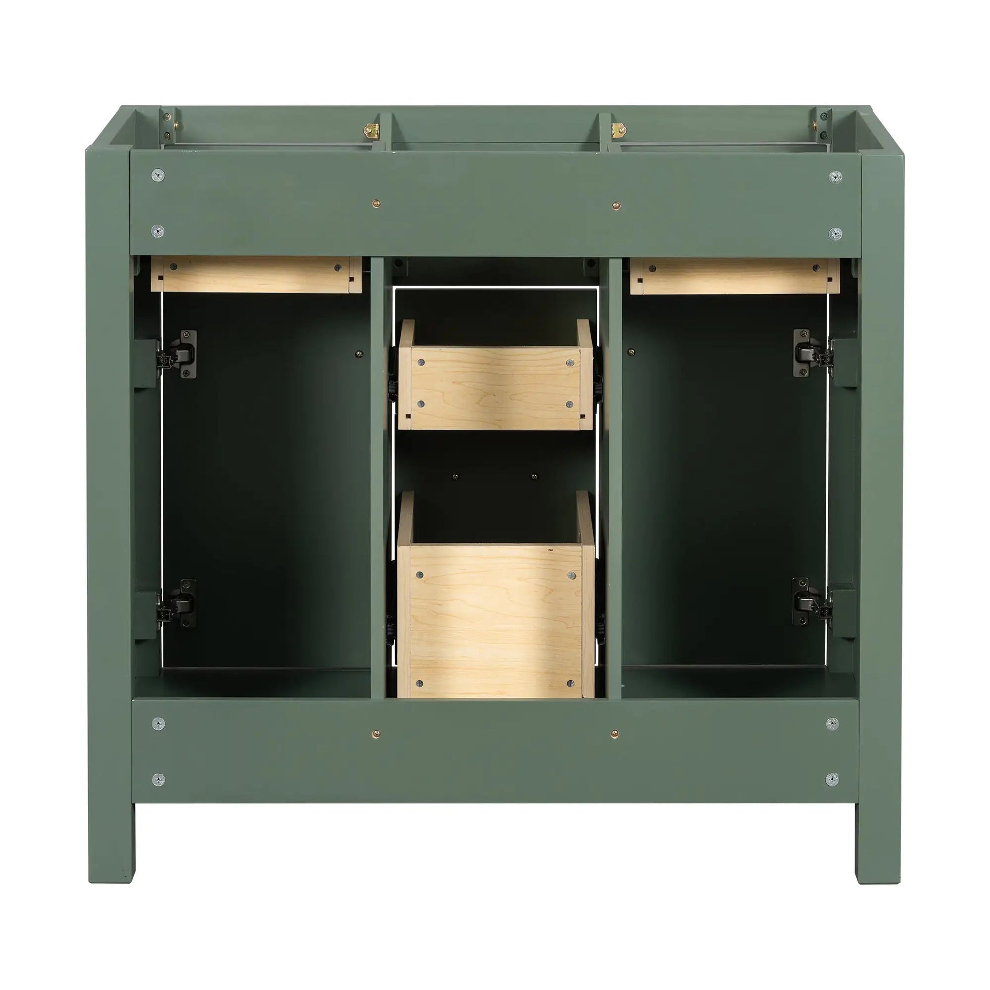 Solid Wood Bathroom Storage Cupboards WEM Support (www.WEM.support)