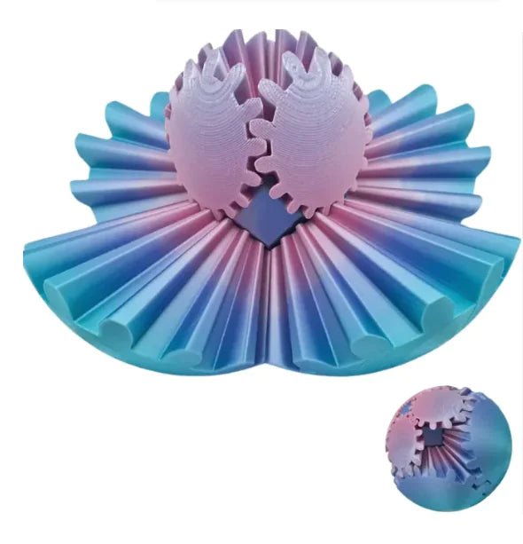 Bola de Engrenagem de Impressão 3D Rotatória - Catch Cards