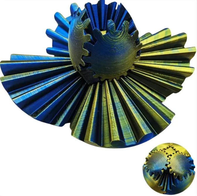 Bola de Engrenagem de Impressão 3D Rotatória - Catch Cards