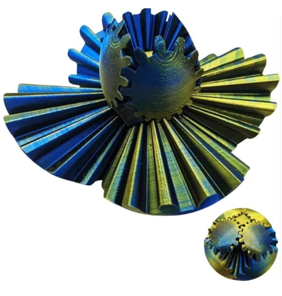 Bola de Engrenagem de Impressão 3D Rotatória - Catch Cards